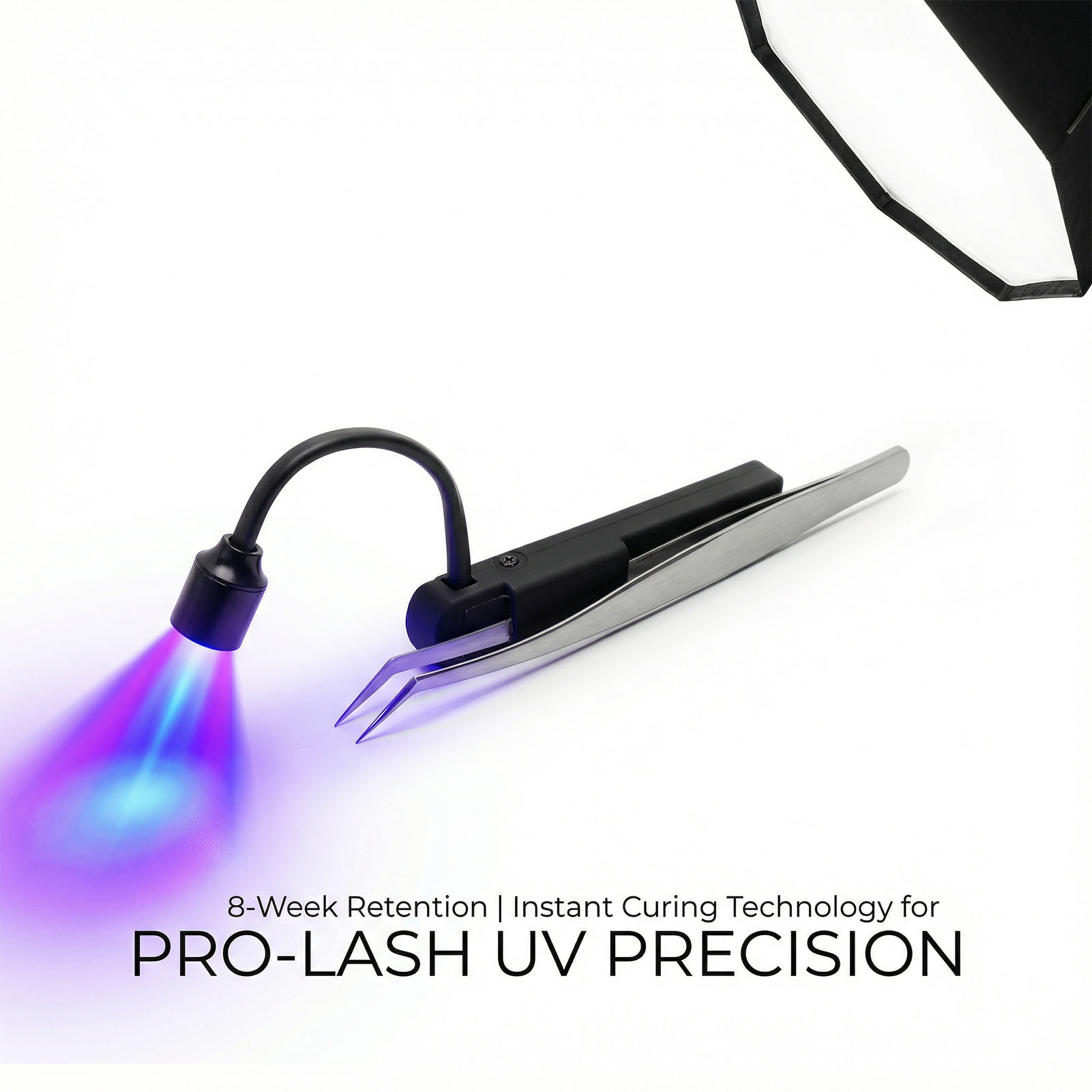 Eyelash Extension Look - Lâmpada LED para Cílios 1W 395nm,