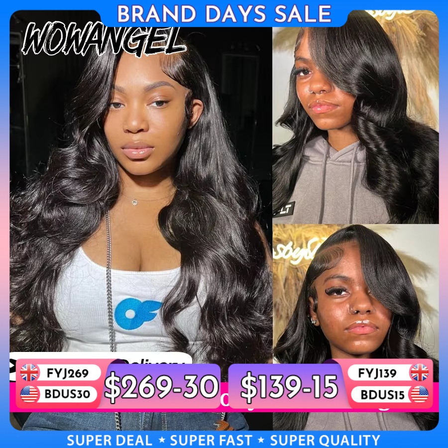 Eyelash Extension Natural Look - Wow Angel-HD Lace Front Perucas para
