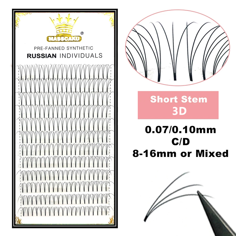 Masscaku pré-fabricado volume  - Eyelash Extension Human Hair avaliação e preço