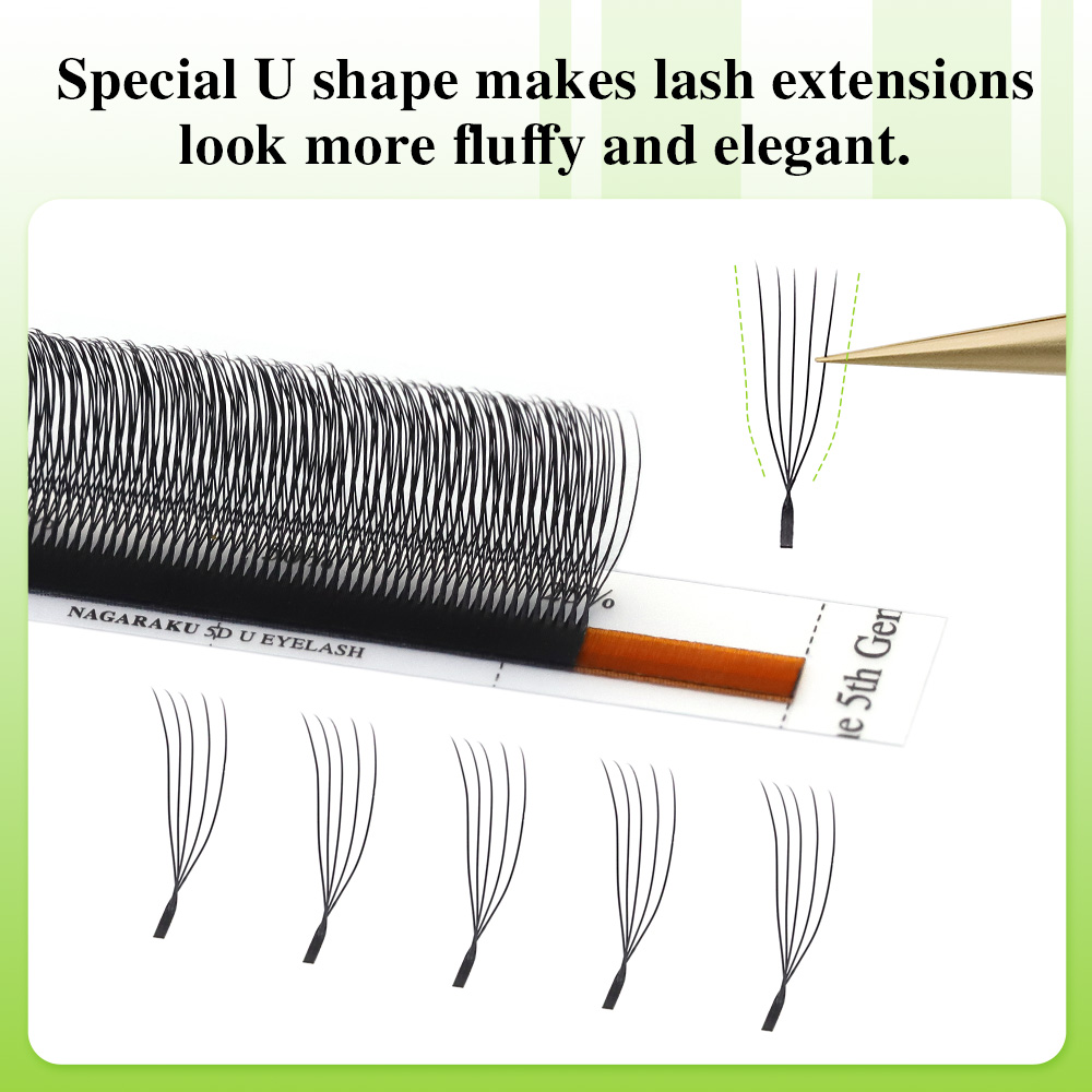 NAGARAKU U Forma 3D/4D/5D Luz  - Eyelash Extension Human Hair avaliação e preço
