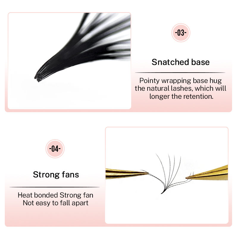 500 cílios soltos pré-fabricad - Eyelash Extension For Asian Eyes avaliação e preço