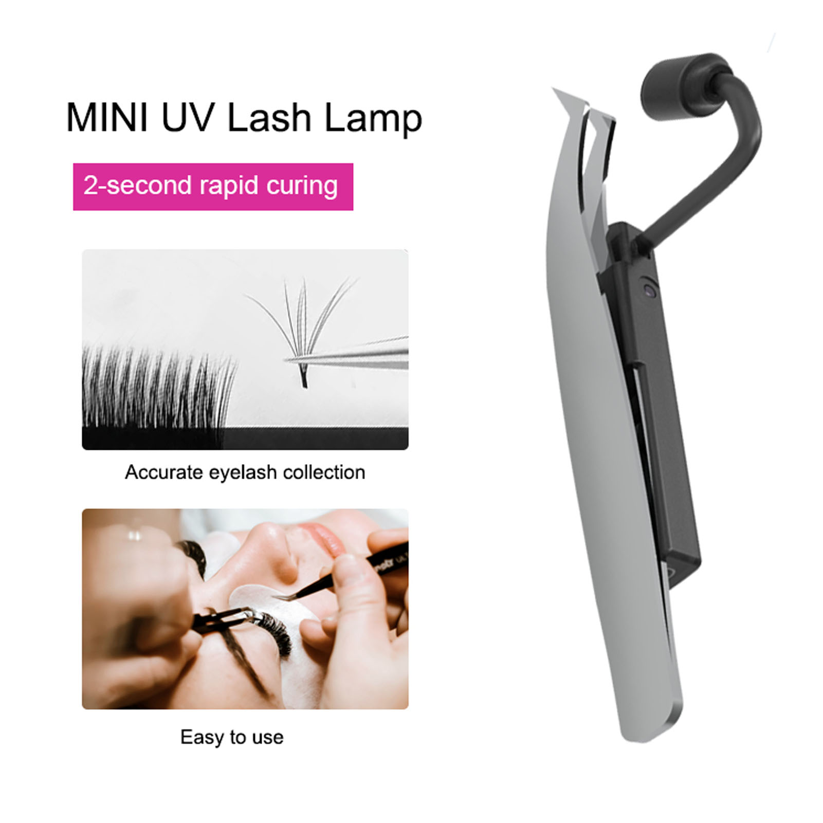 Lâmpada LED para Cílios 1W 395 - Eyelash Extension Look avaliação e preço