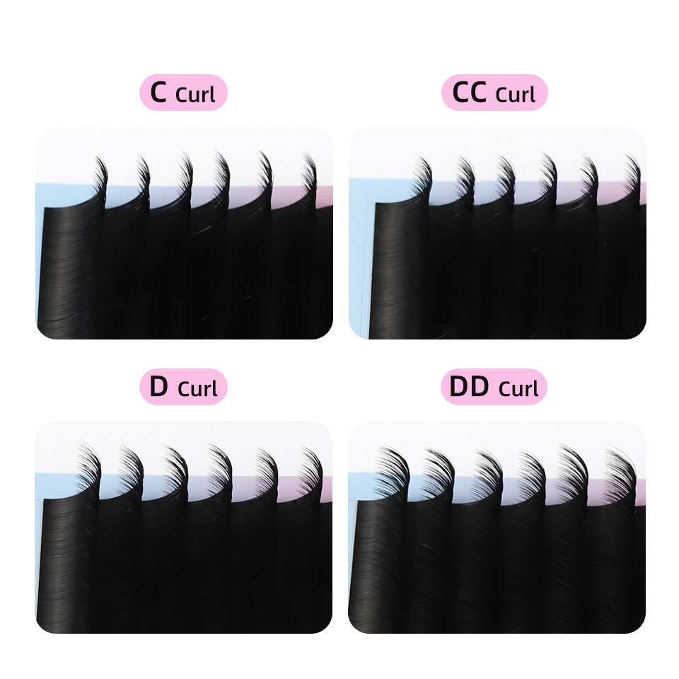 RUJADE 5 Casos/lote Extensões  - Eyelash Extension Human Hair avaliação e preço